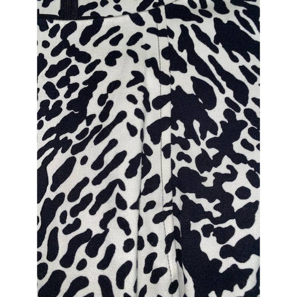 TALBOTS Petites Animal Print Sheath Dress Size 4P Petite Cotton Cool Comfy EUC - Picture 8 of 9